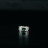 anel formatura verde masculino de prata 925. Anéis masculinos. Anel pedra verde. anel de prata masculino. anel masculino. joias masculinas. anel de formatura masculino.